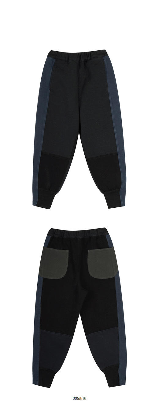 jnby   23年秋款  拼接束脚长裤 1N9E13390 商品图10