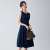 【简约优雅】罗蒙女士连衣裙百搭日常聚会职场无袖中长款连衣裙女 商品缩略图5