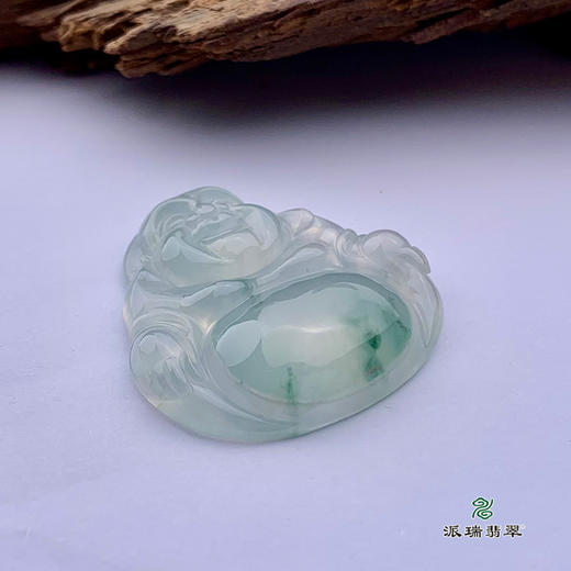 派瑞翡翠 翡翠佛 糯种 飘花 商品图4
