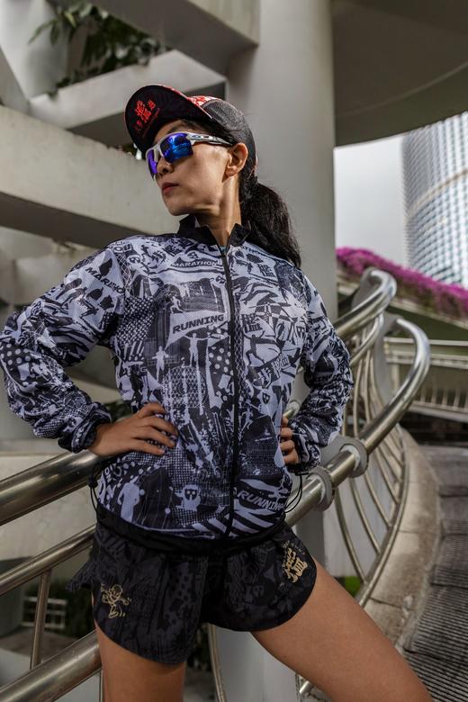 严素全顶帽大步槛过，软帽檐可上翻，可调头围 ，运动全顶帽健身跑步徒步严素态度 商品图5