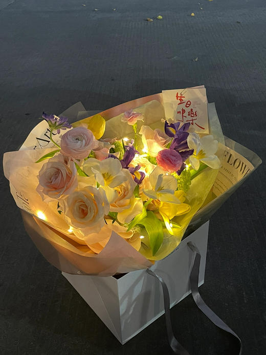 【小灯串】花束灯-花束暖灯/彩灯 （10个/包） 商品图2