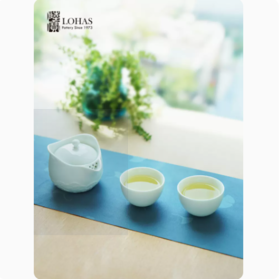 【彼达思】陆宝陶瓷茶具凌波自在茶组礼盒装办公室一壶二杯便携快客杯