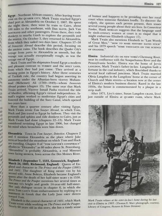 马克·吐温辞典 约百余幅插图 精装16开 商品图11