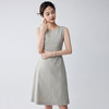 【经典百搭】罗蒙春夏款女士连衣裙知性优雅简约中长款无袖连衣裙女 商品缩略图4