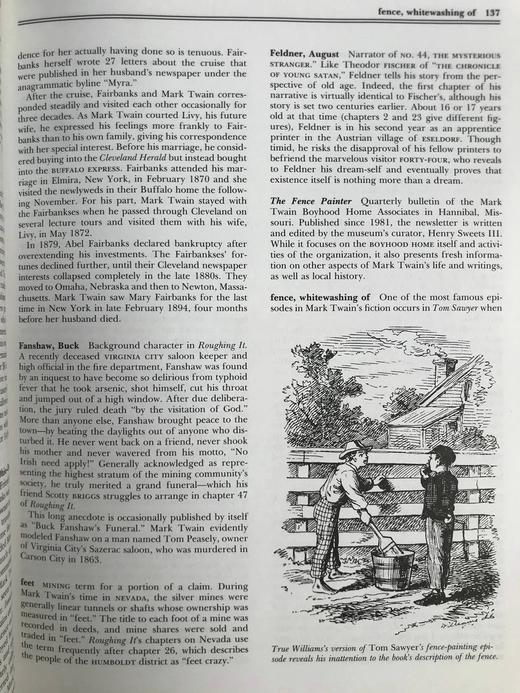 马克·吐温辞典 约百余幅插图 精装16开 商品图9