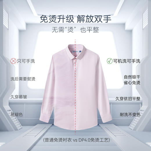 十如仕小方领高级提花100支长袖衬衫-元龙39系列-504-01/02 商品图9