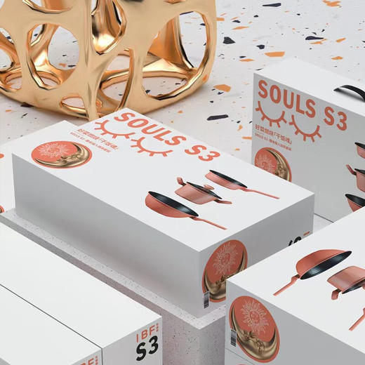 IBF艾博菲干饭魂三件套 煎锅+汤锅+炒锅 商品图3