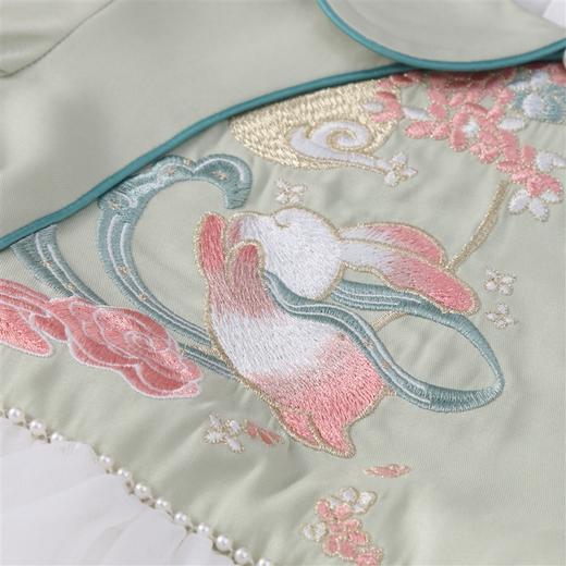 【国风系列】【实体店同款】女童长袖连衣裙2023年秋季新款安奈儿童装AG333889 商品图6