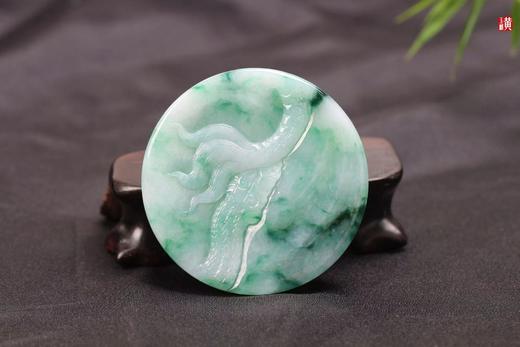 天然翡翠【御龙观音 】配精美挂绳 商品图3