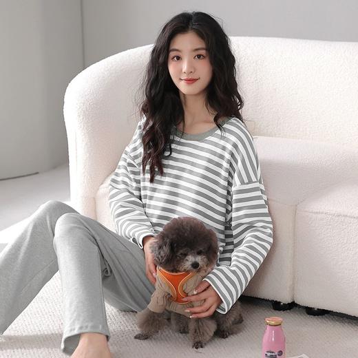 长袖新款带胸垫家居服 舒适居家 宽松休闲 商品图5