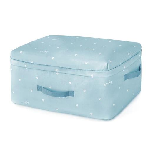 EACHY被子收纳袋子大容量棉被袋衣服衣物整理袋长56*宽42*高24CM蓝 商品图0