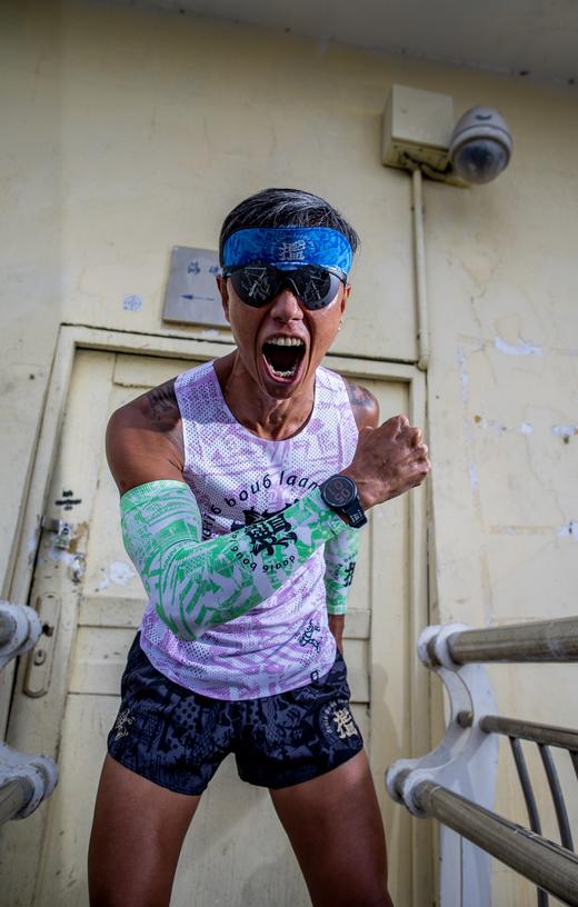 严素空顶帽3.1 大步槛过止汗带头巾空顶帽快干透气短檐健身跑步徒步严素态度 商品图7