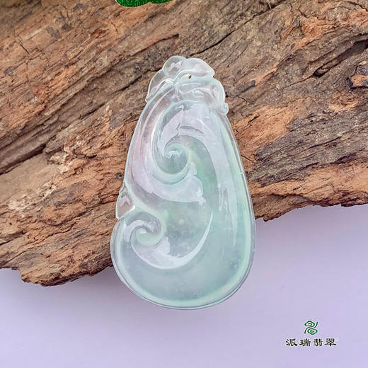 派瑞翡翠 翡翠挂件 糯种 飘花 商品图1