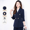 【上衣+裤子】罗蒙女式套装商务简约职场通勤简约西装两件套女 商品缩略图3