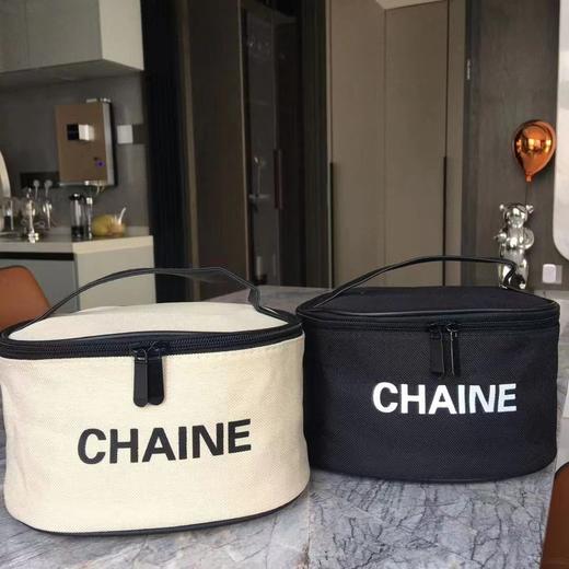 新款小香时尚帆布化妆包洗漱包携带方便旅行彩妆、护肤、洗漱收纳 商品图5