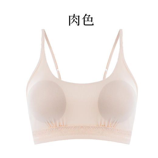 TG-TG02S206真丝内衣女无痕大码无钢圈薄款女性背心式美背一体桑蚕丝文胸 商品图6
