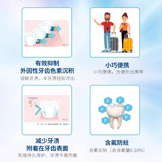 【旅行装】皓乐齿亮白净色牙膏天然薄荷味/鲜桃薄荷味40g 果味牙膏清新皓齿口气 102247/102248 商品图2