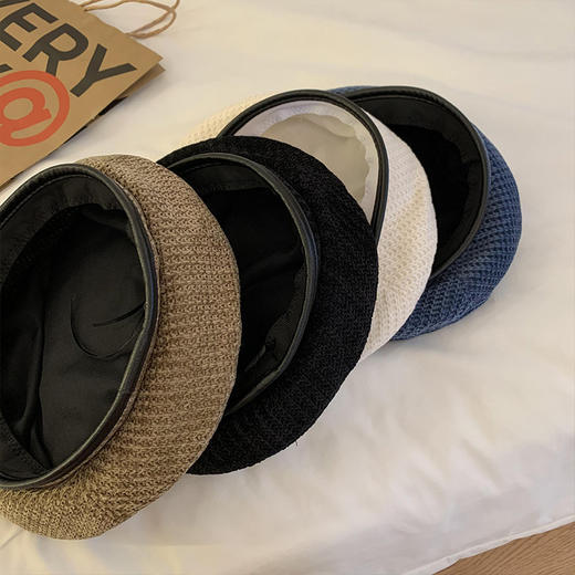 【大头围显脸小！时尚贝雷帽】美拉德穿搭贝雷帽女春秋款复古蓓蕾画家帽韩版大头围显脸小帽子潮 商品图1