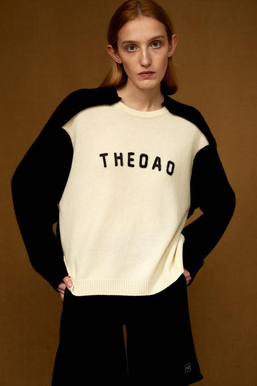 异形拼接袖毛衫 商品图4