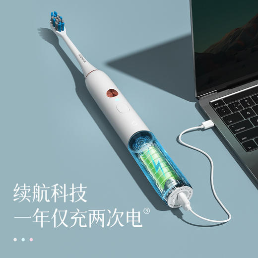 【磁悬浮设计！情侣电动牙刷】成人款家用磁悬浮声波电动软毛牙刷充电情侣电动牙刷 商品图3