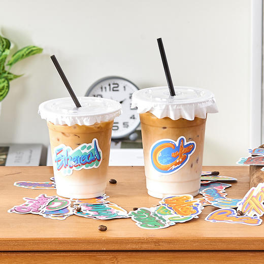 【吸塑材质！一次性PET饮品杯】安全卫生，商用网红嘟嘟杯咖啡杯一次性pet饮品杯柠檬果汁奶茶冰粉杯子 商品图2