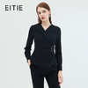 EITIE爱特爱冬季新款时尚干练通勤百搭显瘦翻领上衣女7213904 商品缩略图0