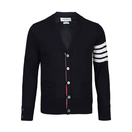 【超惠秒】THOM BROWNE 汤姆·布朗 男女通款 4条纹美利奴羊毛针织衫 11581 商品图0
