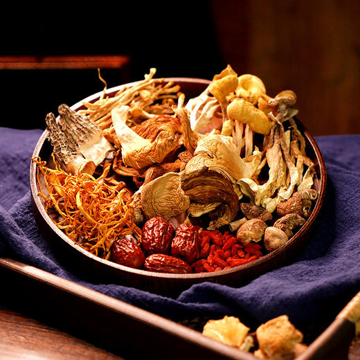 【干货煲汤料！七彩羊肚菌汤包】羊肚菌汤包菌菇干货煲汤料整箱炖汤料云南七彩菌汤包抖音同款健康 商品图2