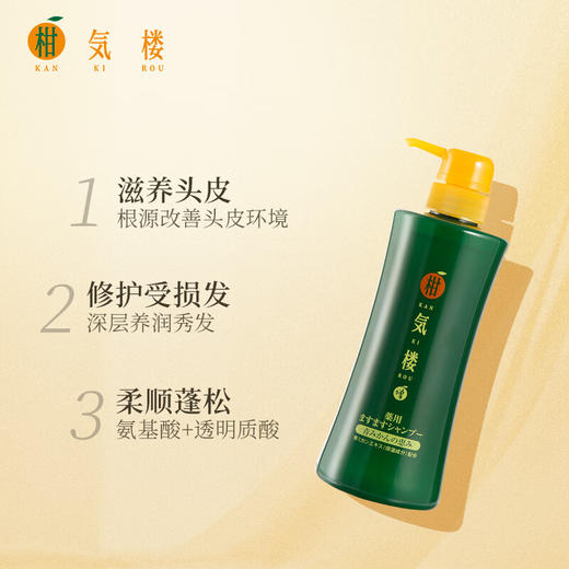 柑气楼 柑橘精油滋养去屑止痒洗发露 500g 商品图1