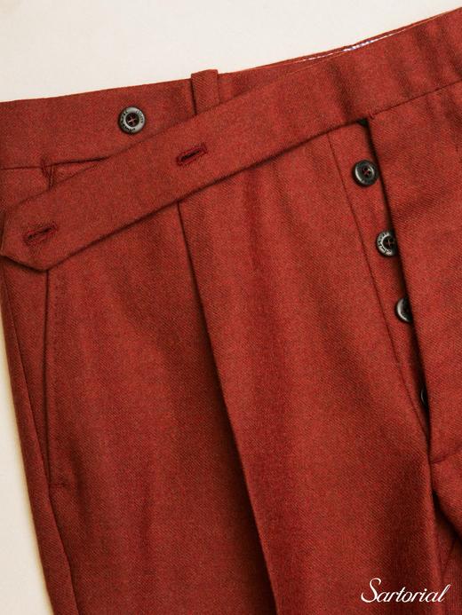 Ambrosi 红色法兰绒裤装 商品图2