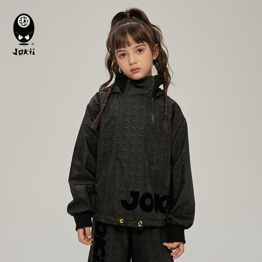 【23秋上新】jokii潮牌童装『旌甲风衣』中大童风衣时髦炸街外套[福利品] 商品图2