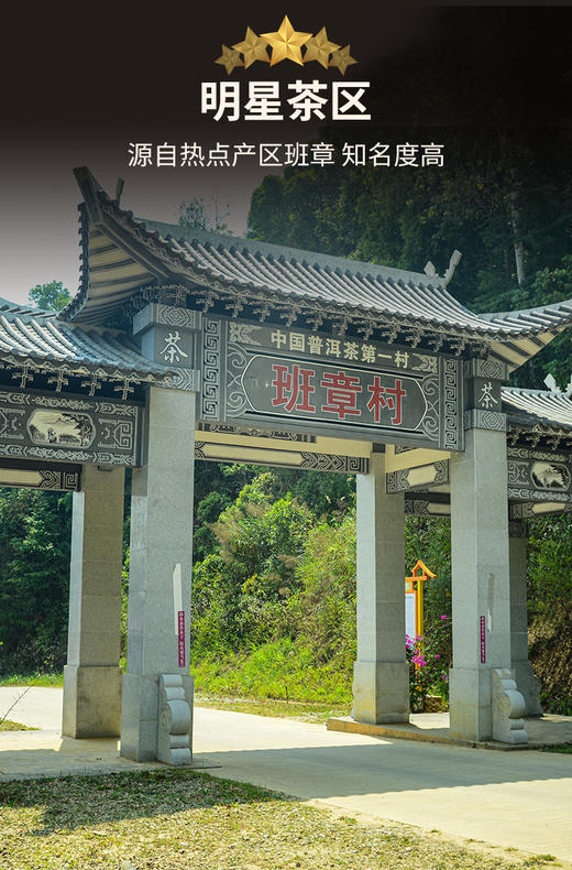 澜沧古茶2022年五星班章大饼云南高山普洱茶熟茶古树茶茶饼七子饼 商品图3