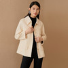 EITIE爱特爱羊毛短款翻领小香风纯色大衣6814524 商品缩略图2