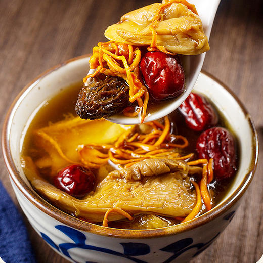 【干货煲汤料！七彩羊肚菌汤包】羊肚菌汤包菌菇干货煲汤料整箱炖汤料云南七彩菌汤包抖音同款健康 商品图3