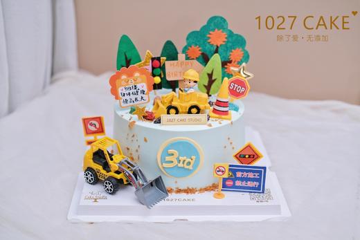 1027CAKE |  挖土机蛋糕 工程车 缤纷款式 挖掘机 商品图0
