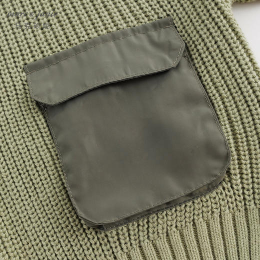 【城市户外】马克珍妮冬装新款 男童圆领扭花针织衫毛衣231933 商品图3