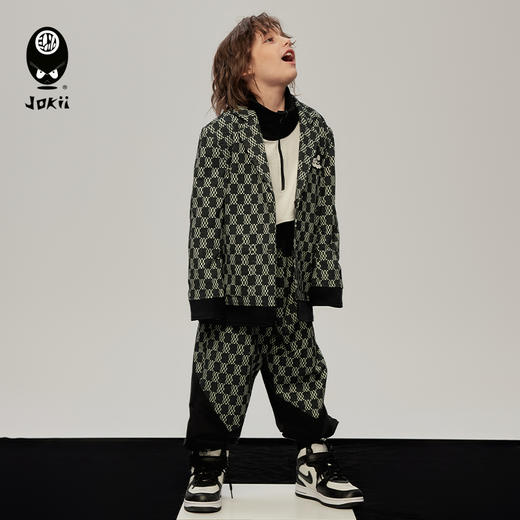 【23秋上新】jokii潮牌童装『月露白嘻哈裤』儿童时尚洋气潮酷[福利品] 商品图2