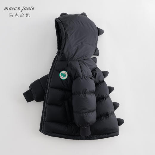 【三防】马克珍妮冬装新款男童小恐龙加厚保暖中长款羽绒服231521 商品图1