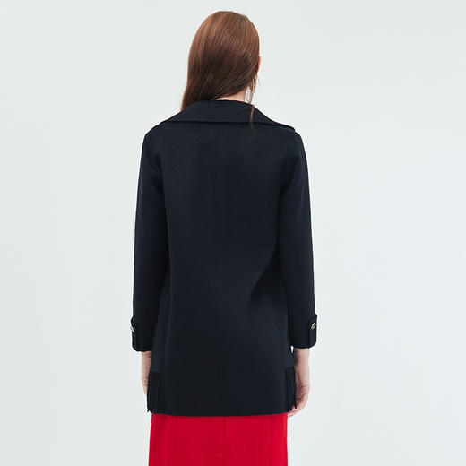 EITIE爱特爱冬季新款保暖100%绵羊毛外套大衣7214921 商品图4