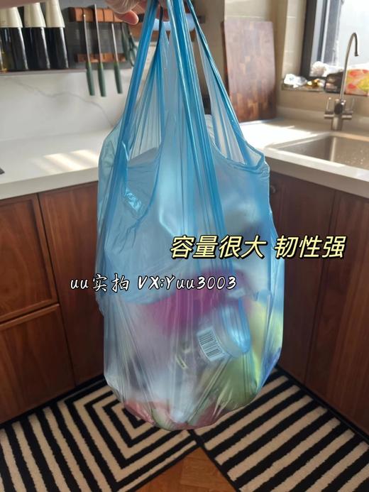4卷200个，23.8元 出口高品质垃圾袋背心式加厚加宽 全新料无有害物质 非回收塑料 商品图7