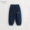 【夹棉】马克珍妮冬装新款 男童宽松束脚保暖牛仔裤 231978 商品缩略图2