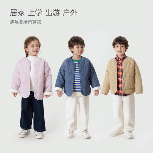 【三防】马克珍妮冬装新款 男童女童加绒保暖棉衣外套 231169 商品图1