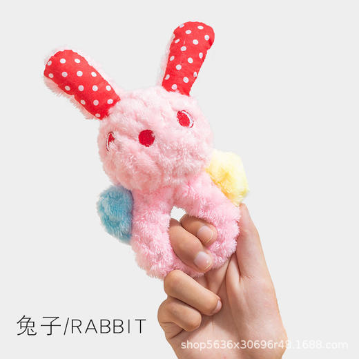 【宠物好玩伴！公仔毛绒狗狗】宠物玩具磨牙毛绒发声互动狗玩具手握动物公仔毛绒狗狗玩具网红 商品图3
