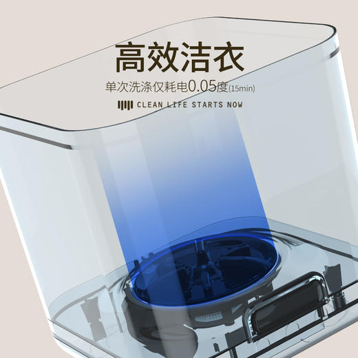 【比手洗更省心！一体式洗衣机】五分钟快洗，家用迷你便携式洗衣机婴儿内衣内裤袜子洗衣机专用半自动洗衣机 商品图2