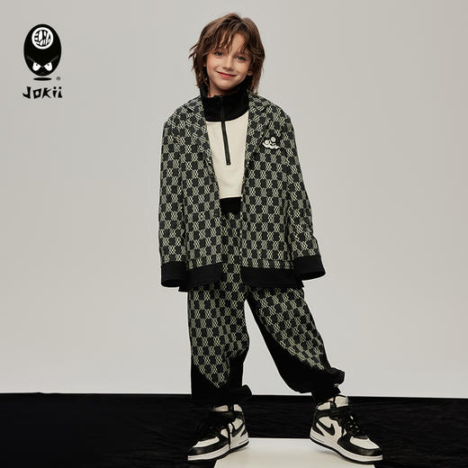 【23秋上新】jokii潮牌童装『月露白嘻哈裤』儿童时尚洋气潮酷[福利品] 商品图1