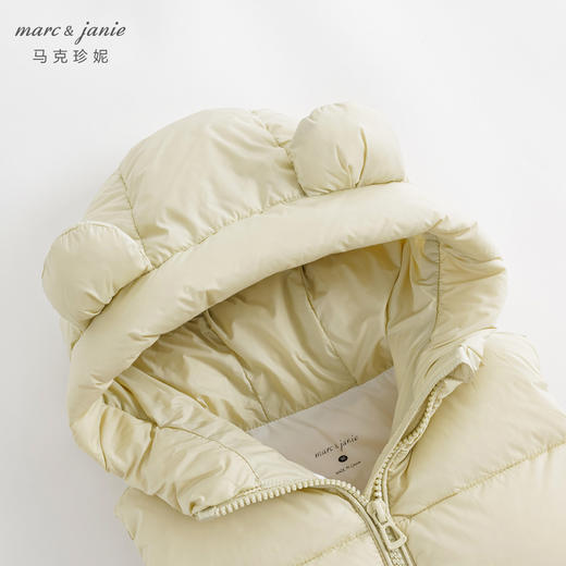 【三防】马克珍妮冬装新款 男女童超轻保暖连帽羽绒服马甲231188 商品图5