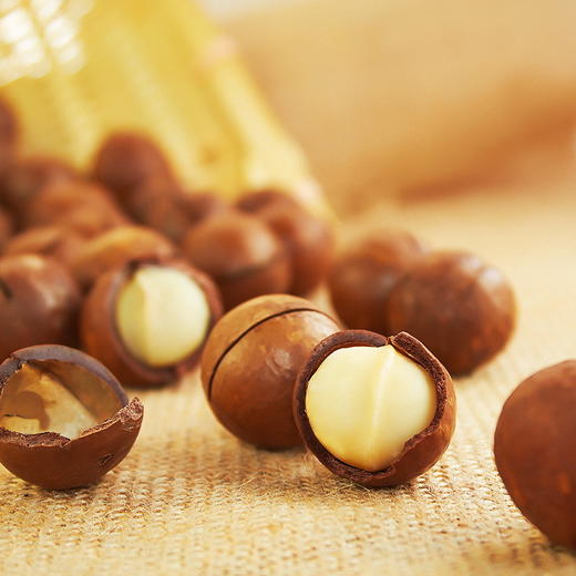 【个大壳薄！夏威夷果】奶香芬芳，酥脆爽滑500g克一袋坚果奶油味原味送开果器儿童休闲零食健康 商品图0