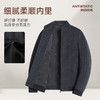 【新款DWP】大依优型大码立领夹克薄呢料外套加肥加大肥佬休闲商务上衣男士胖子弹力 商品缩略图2