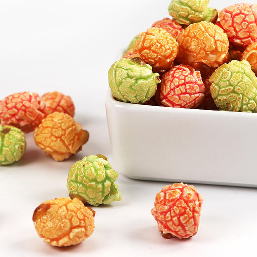 【颗颗饱满！多彩爆米花水果味】香浓脆甜，爆米花一包包。电影院好伴侣，休闲时的零食。健康 商品图2