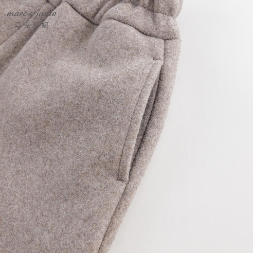 马克珍妮秋冬新款 男女童保暖宽松毛呢灯笼裤 儿童裤子232020 商品图3